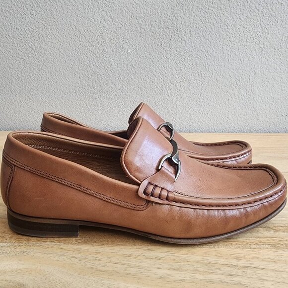 Donald Pliner Shoes Mens Size 10.5 Leather Bit Loafers Slip On Dannie01 main image 7